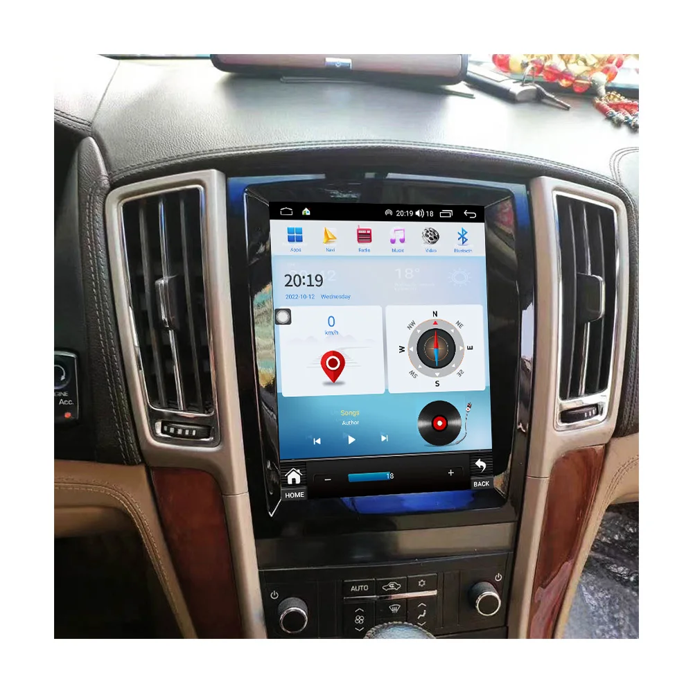 For Cadillac SLS STS 2007-2012 Android 13 Car Radio Auto Multimedia Video Player Navigation GPS Wireless Carplay