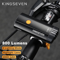 KINGSEVEN 800 LM Bike Light Bicycle Headlamp Led Front Light Cycling Lantern Safety Riding USB Rechargeable