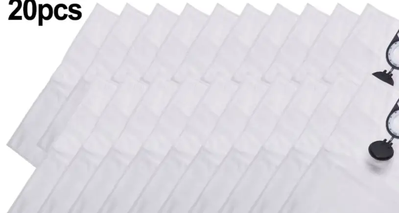 

For Bosch GAS 15HP, GAS 15 PS, And GAS 20 L SFC Robotic Vacuum Cleaners 20-Pack Vacuum Cleaner Bags