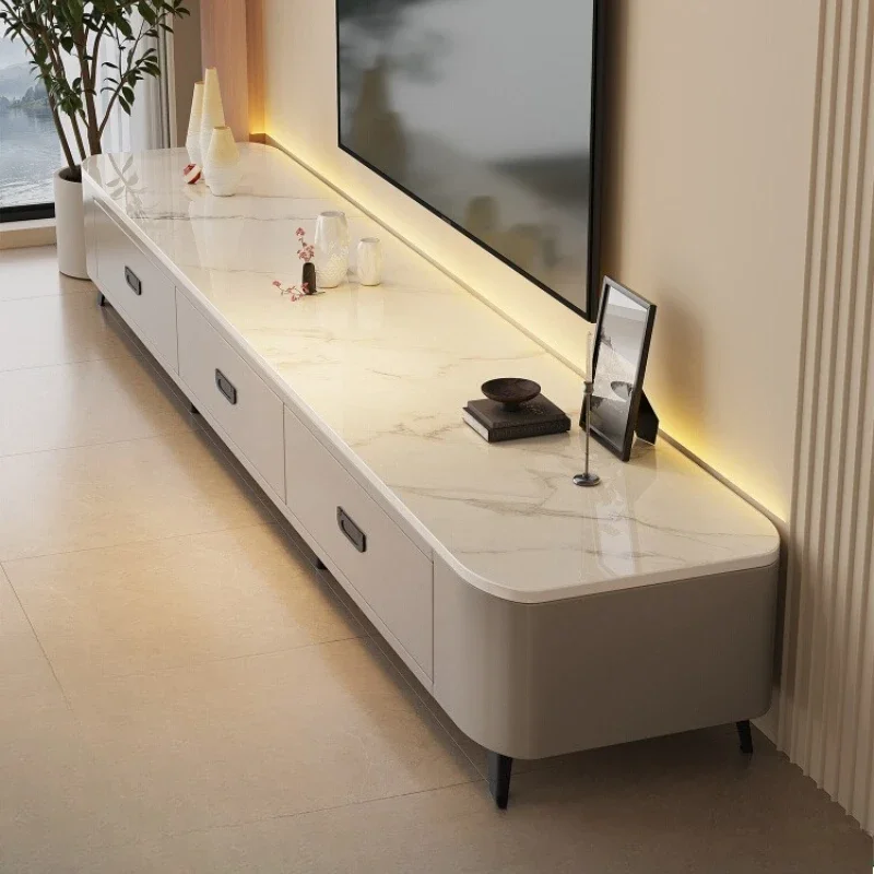 

Panel TV Cabinet Storage Rock Living Room Small Apartments