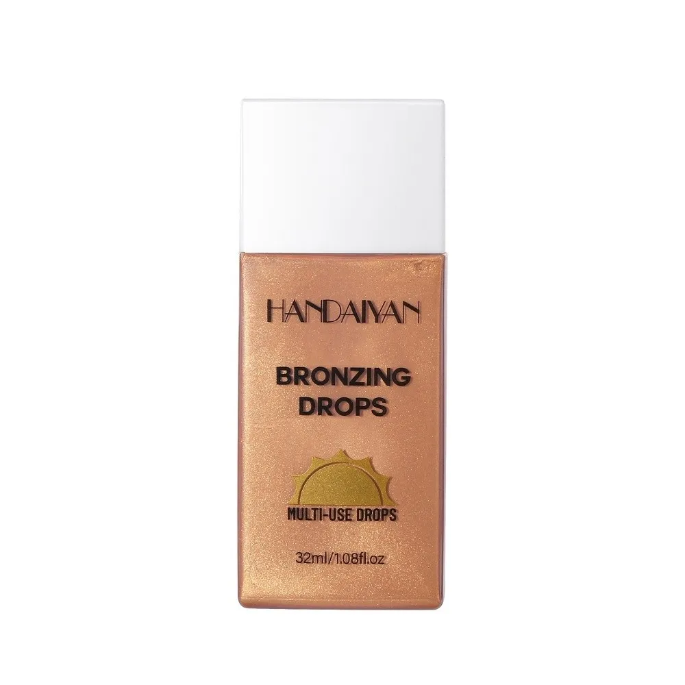 Pearlescent Shine Bronzer Liquid Tanning Cream Waterproof Moisturising Body Foundation Makeup Long Lasting Shimmer
