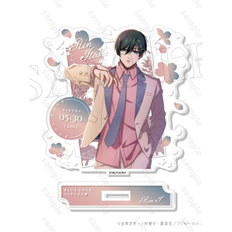 BlueLock 10 センチメートル/3.93 インチ Jieshiyi 蜂音楽バックスタンディングプレートアニメ周辺機器漫画アクリルアクセサリー誕生日装飾