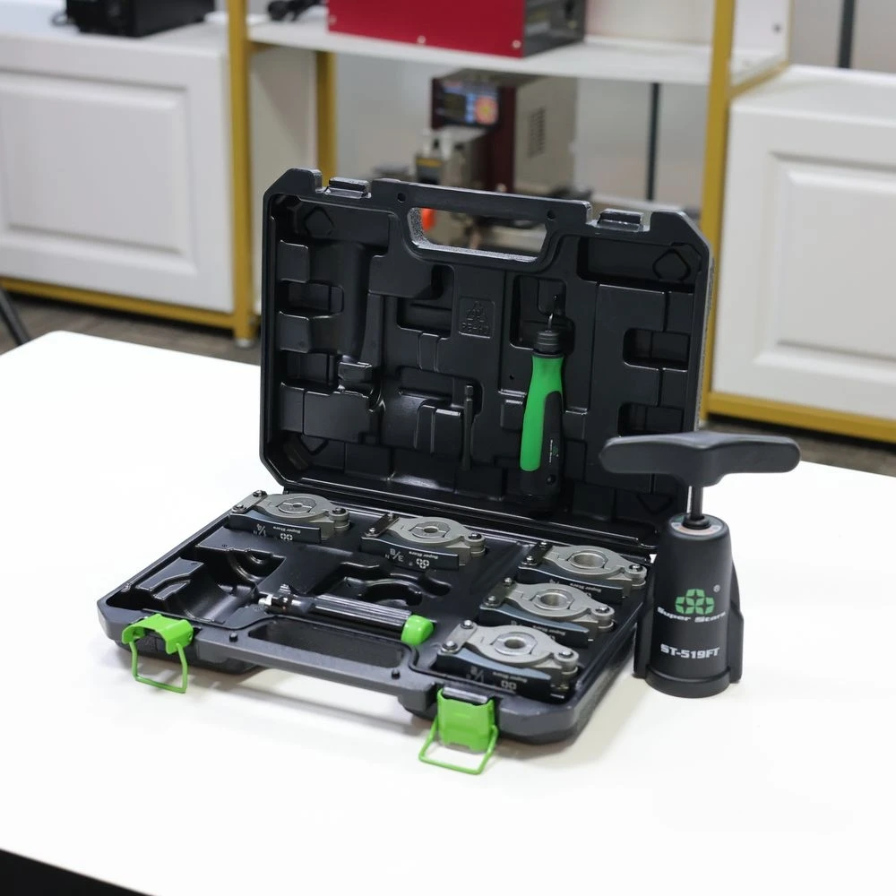 ST-519FT Rohrexpander-Kit – inklusive Sechskantstange und 5 Expansionsklemmen