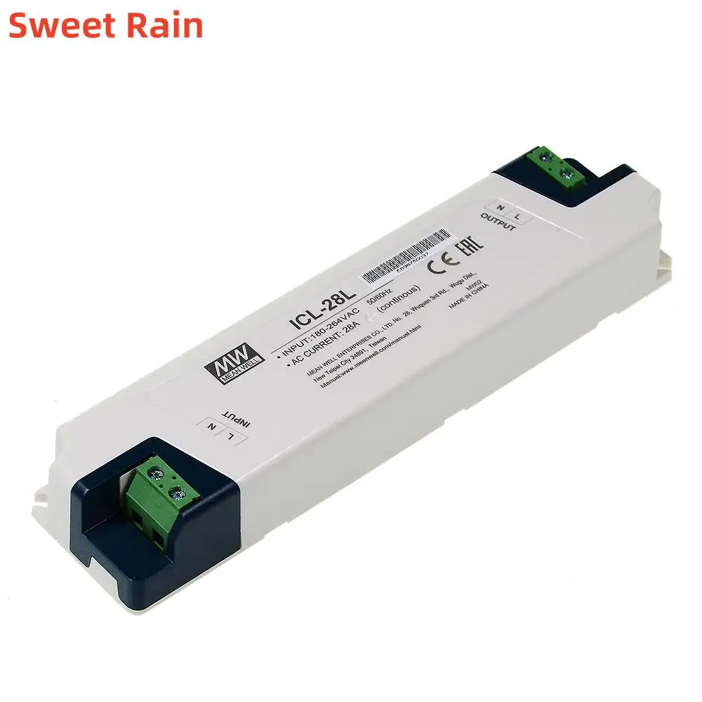 

Mean Well ICL-28L DIN Rail 28A AC Inrush Current Limiter to reduce the high starting ICL 28L current switch power supply