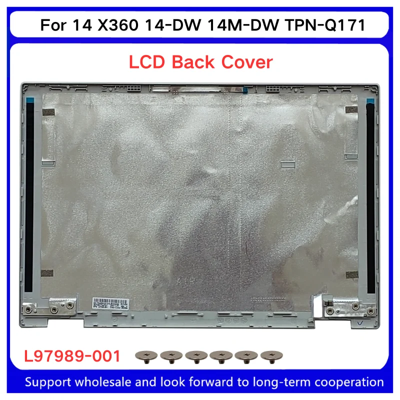 New For Kailxuling 14 X360 14-DW 14M-DW TPN-Q171 Laptop LCD Back Cover /Upper Case Palmrest Cover /Bottom Base cover L96487-001