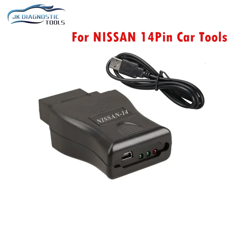 High Quality 14Pin For Nissan Consult 14Pin Car Diagnostic Tools USB Interface Tool Scanner Cable For Consult 14 Scanner