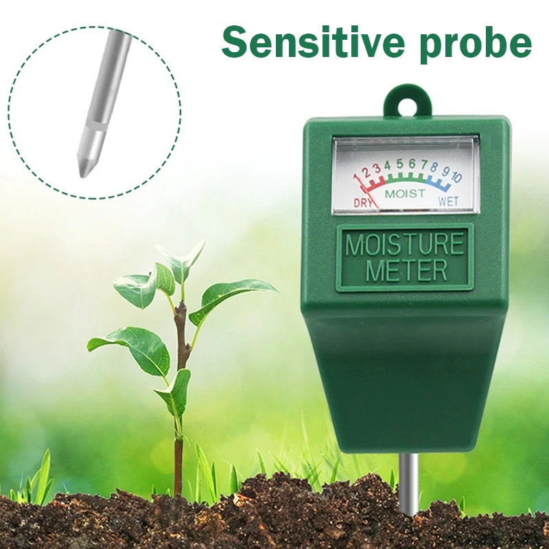 Misuratore di umidità del suolo Test di irrigazione in vaso per piante da fiore Rilevatore di umidità del suolo per strumenti di misurazione del giardino domestico
