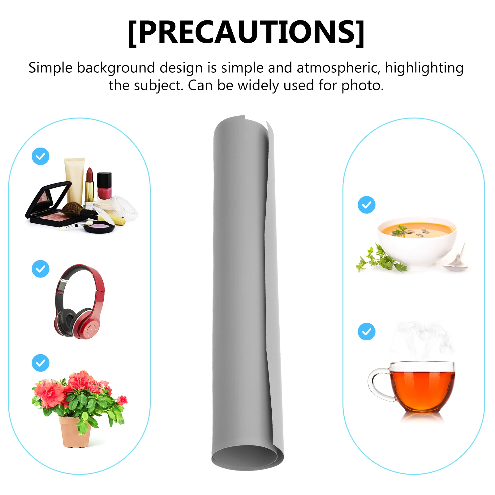 

PVC Photography Backdrop Matte Smooth Lightweight Background Prop for Studio Photography Video and Product Display