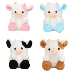 Adorable 7.87in Colorful Strawberry Dairy Cow Plush Toy - Perfect Birthday Christmas Gift for Kids & Room Decor!