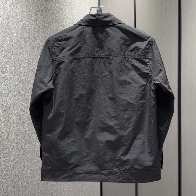 

Sli Slim Fit Collar Jaet for Men Spring Autumn Casual Breathable Faionable Korean Version Tagkita Brand Outerwear