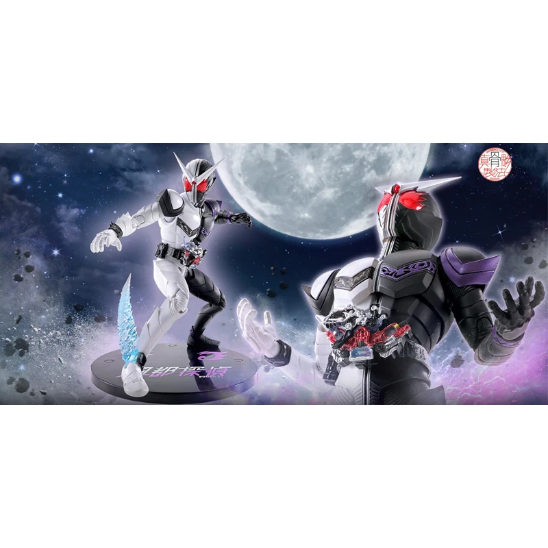 

SHF Real Bone Sculpture Kamen Rider W Fang Ace Commemorative Edition Joints Movable Model Action Figures Toy