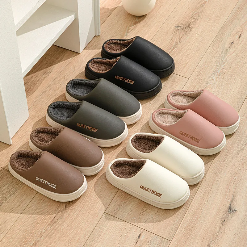 مجموعة شتاء جديدة لعام 2025 شباشب مبطنة بالصوف مقاومة للماء |   غير قابل للانزلاق دافئ داخلي/خارجي |   للنساء والرجال