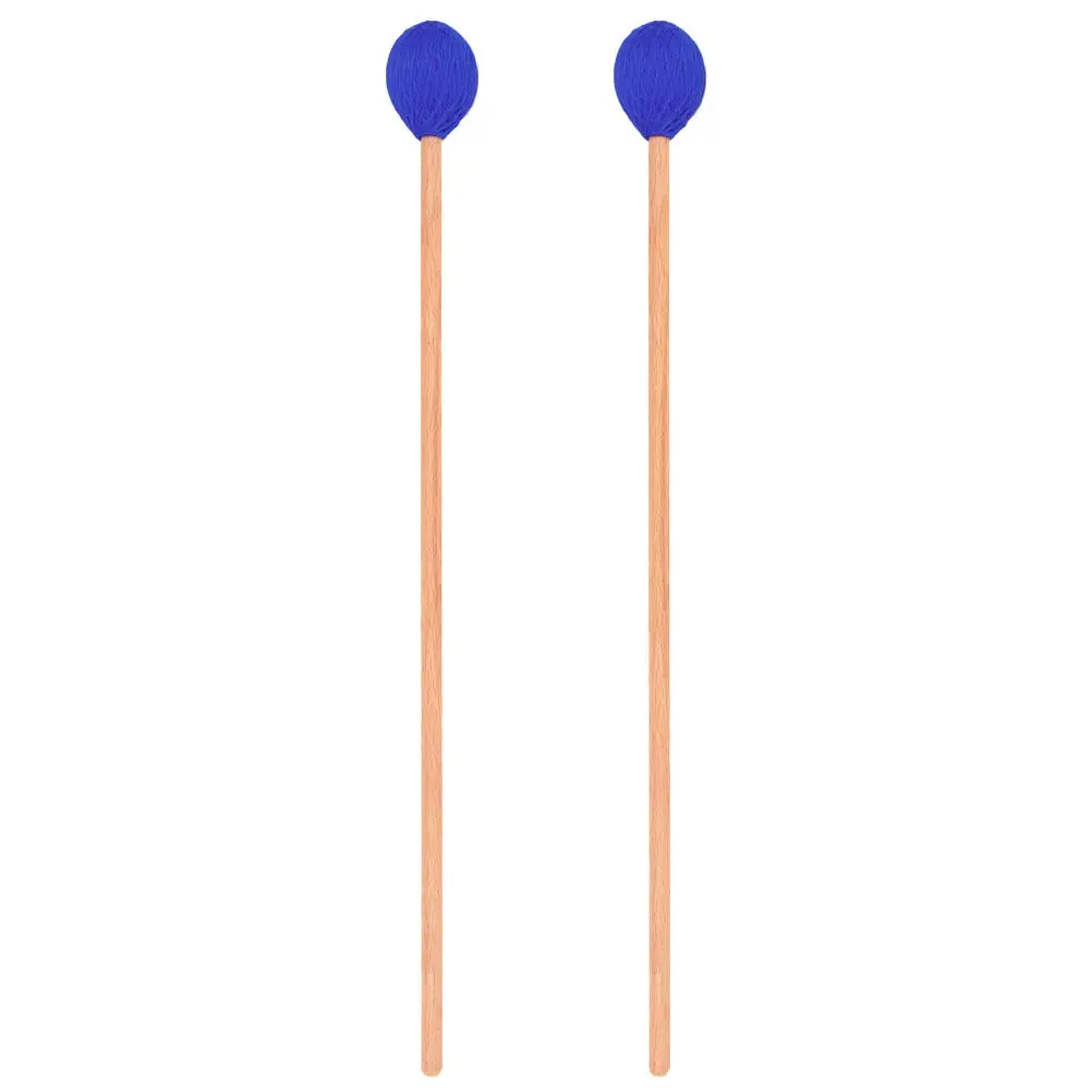 1Pair Professional Marimba Mallets Made of Solid Maple Wood Ideal for Tongue Drum Xylophone Performance Practice Universal