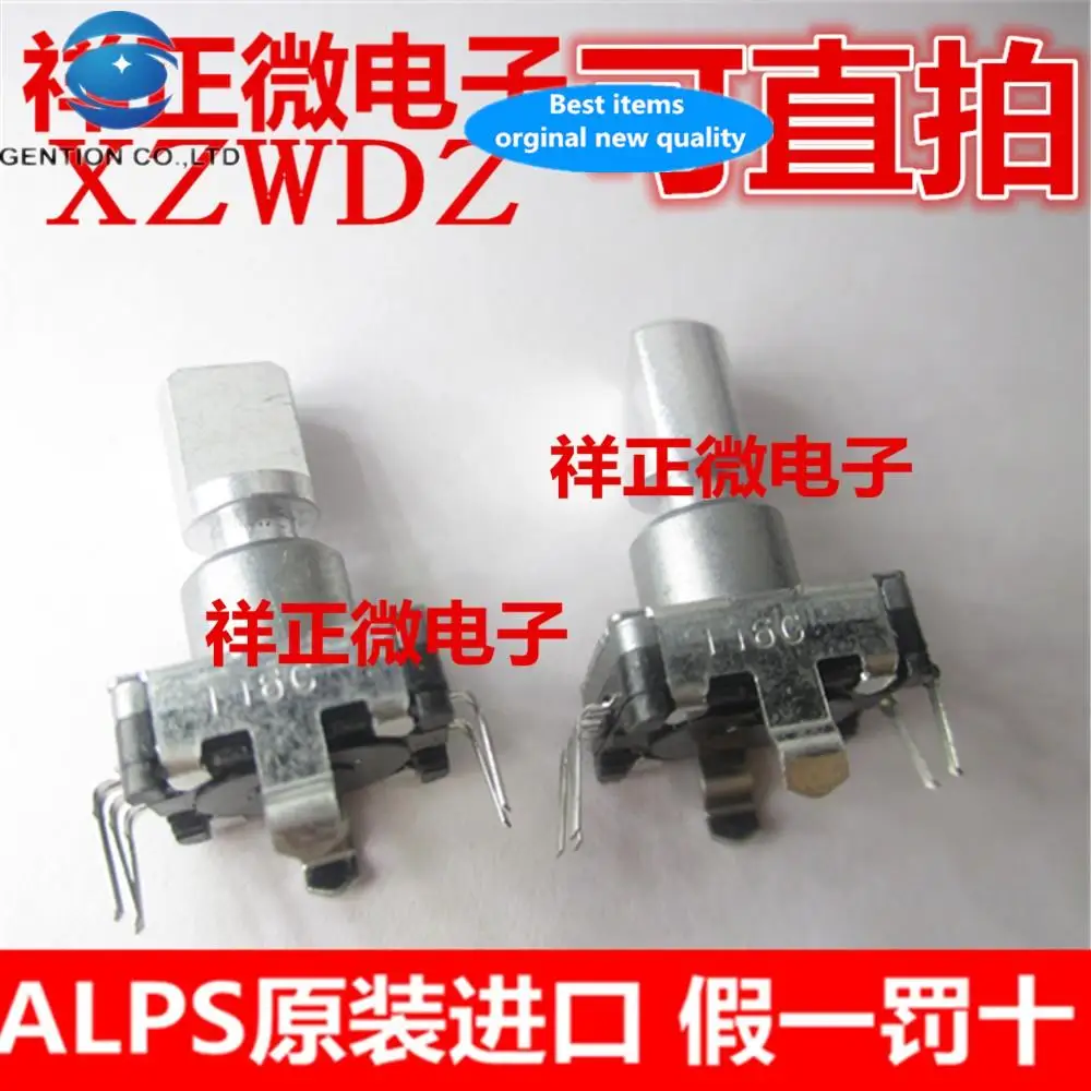 10 stücke orginal neue Encoder EC11E EC11 auto drehschalter 15 puls potentiometer 30-bit 14 MM welle