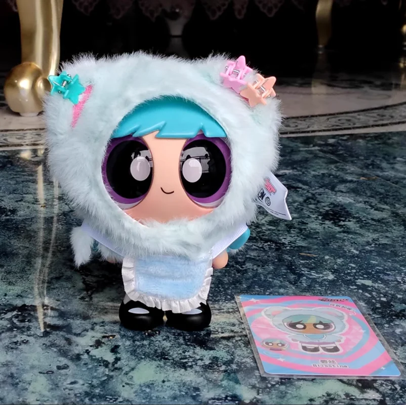 

Powerpuff Girls Cape Doll Series Vinyl Face Blind Box Trendy Anime Girl Pendant Toy 100% Genuine Toptoy Birthday Gift