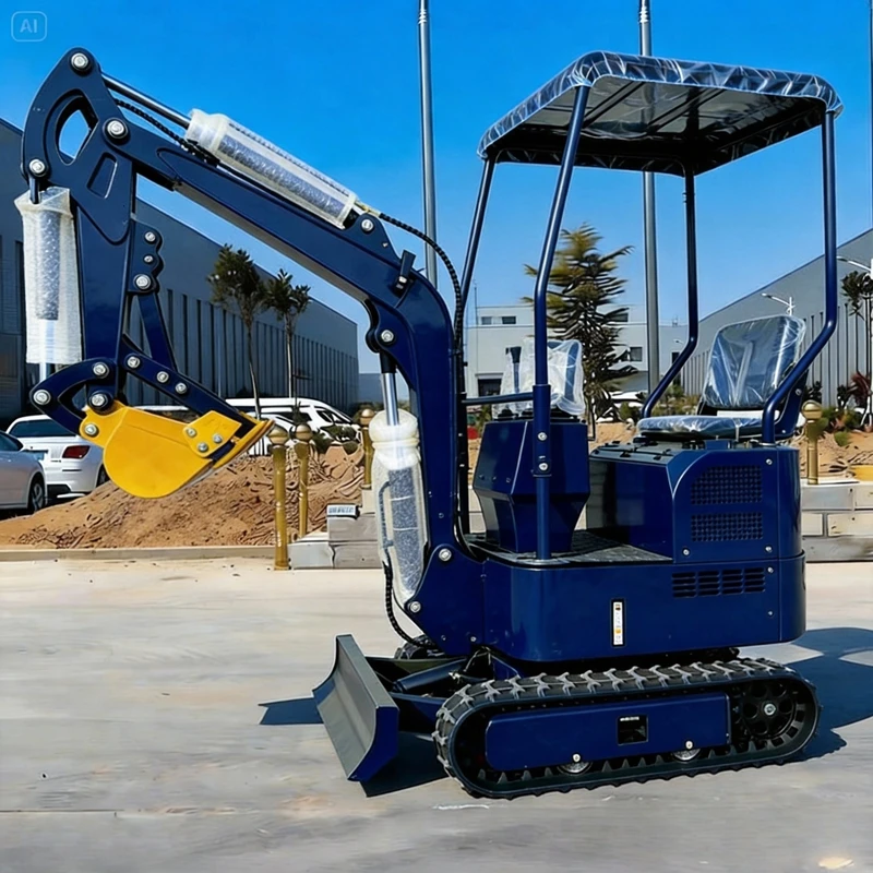 

Мини-экскаватор 1,0 тонны с двигателем YANMAR, стандарт EPA/Euro 5, многофункциональный дизельный мини-экскаватор для строительных работ, инструменты Kubota.