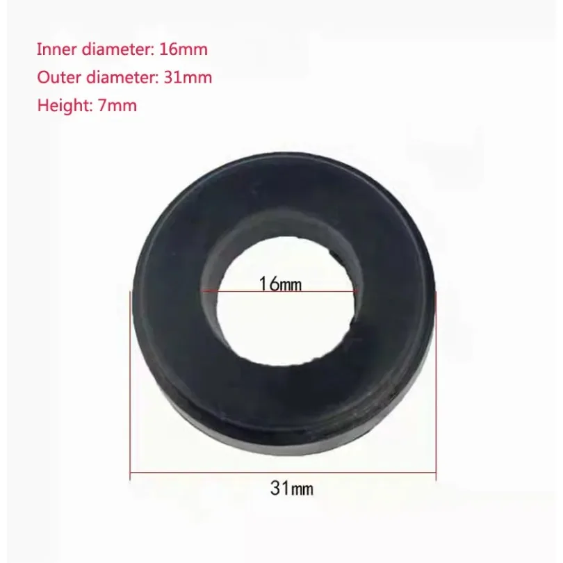 1x Horizontal 2T 3T Jack Big Leather Bowl Oil Seal Rubber Ring Seal Ring Black Leather Bowl Repair Accessories