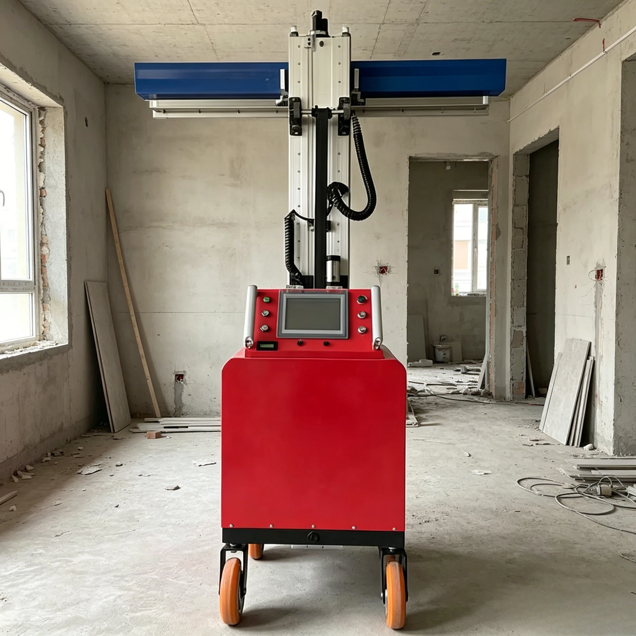Factory Price Wall Plastering Machine Automatic Rendering Machine Construction Machinery CE Certified Plastering Sprayer Fully
