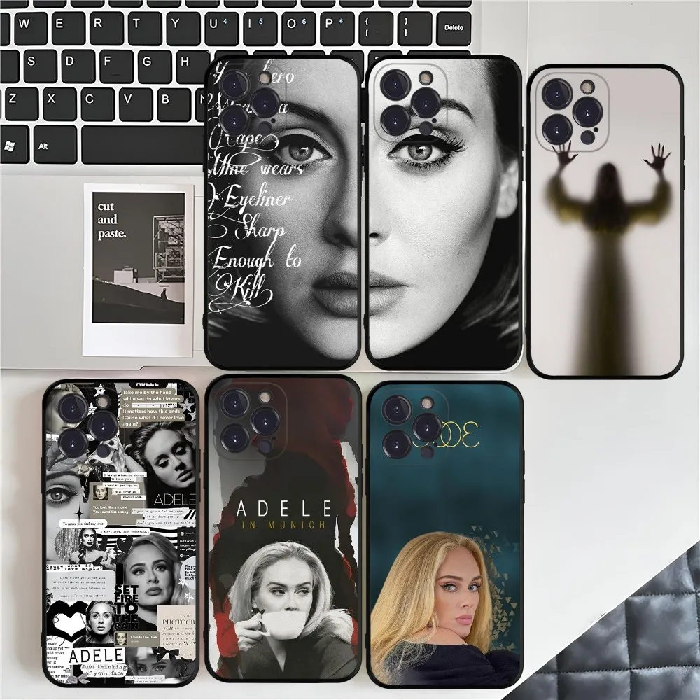 Singer Adele A-Adkins Phone Case For IPhone 16 15 8 7 6 6S Plus X SE XR XS 14 11 12 13 Mini Pro Max Mobile Case