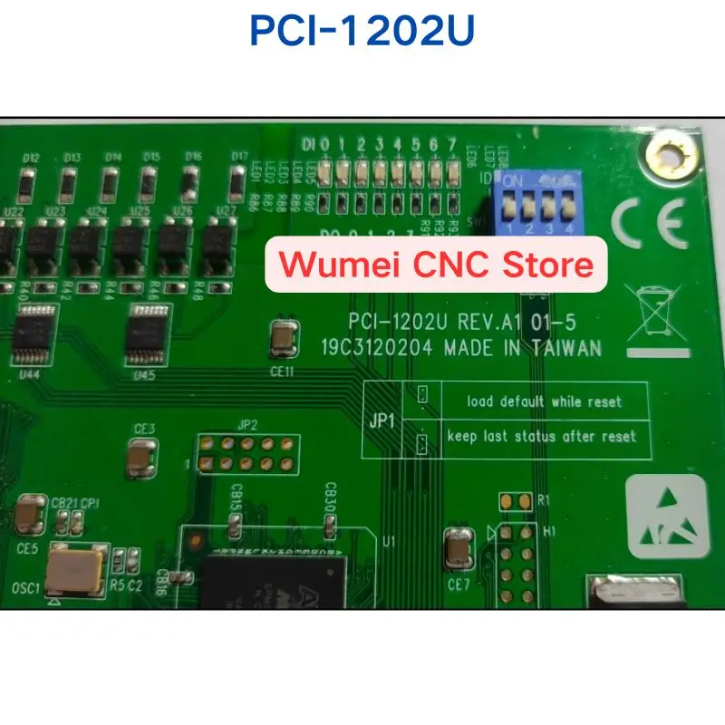 Second-hand test OK PCI-1202U REV.A1 01-5 Motion control card If you need other specifications, please consult