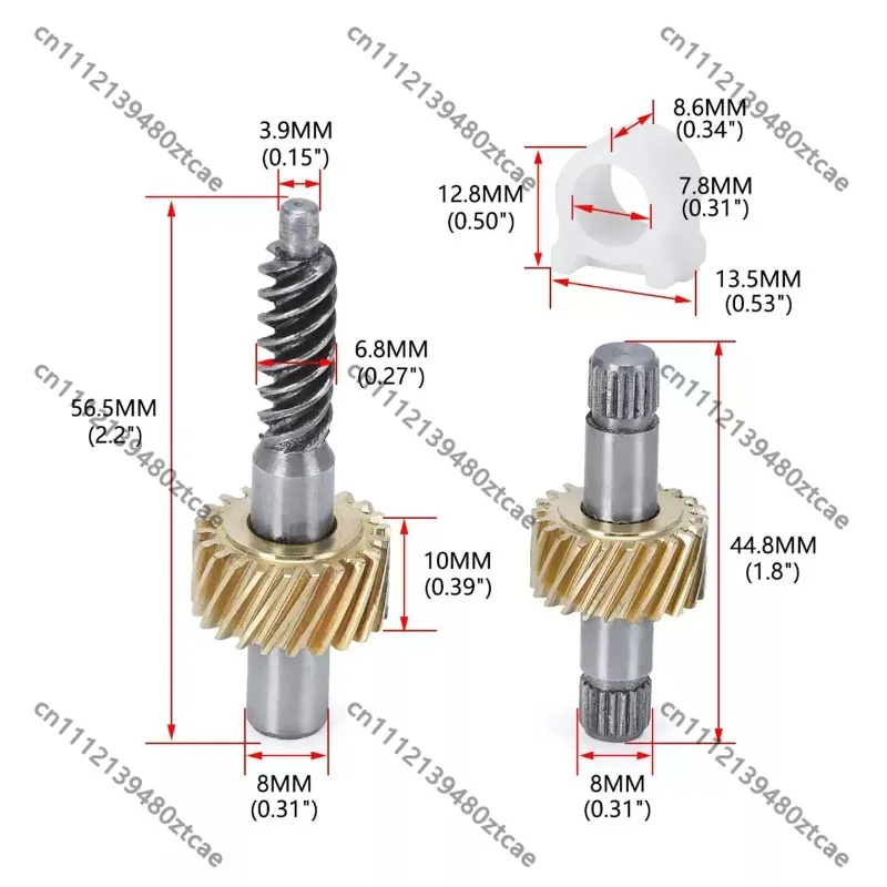 Auto Convertible Top Sunroof Lift Motor Repair Kit, Replacement Gears and Bearings for Power Roof Motor, Car Cabrio Roof Spare