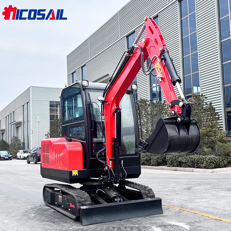 

Nicosail Hydraulic Mini Excavator Prices 3.0 Ton Multifunctional EPA Engine Small Diggers Portable Excavadora