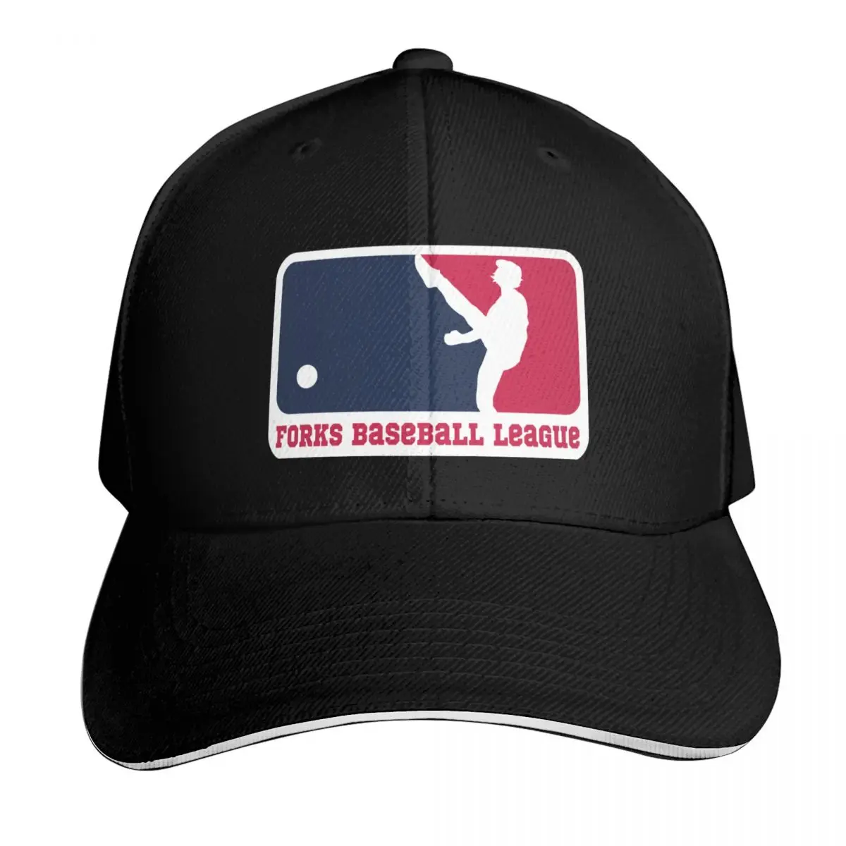 Twilight baseball scene forks baseball league Baseball Cap black Golf Cap designer cap custom caps Men Women's