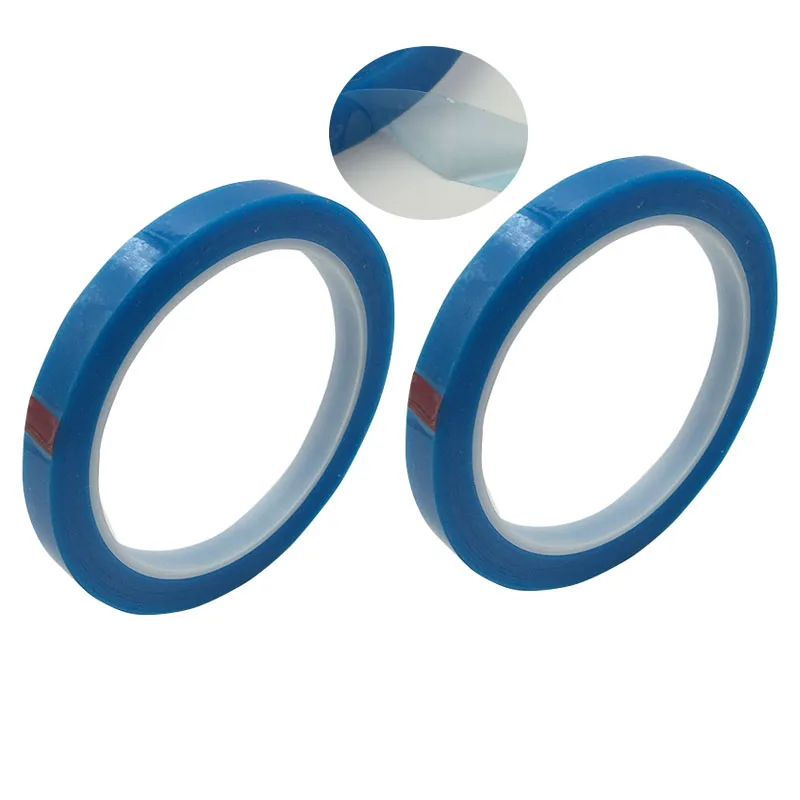 Blue PET Fridge Fixed Tape Refrigerator Polyester Adhesive Tape For Fridge Fixed and Parts Holding 50M Roll Tape