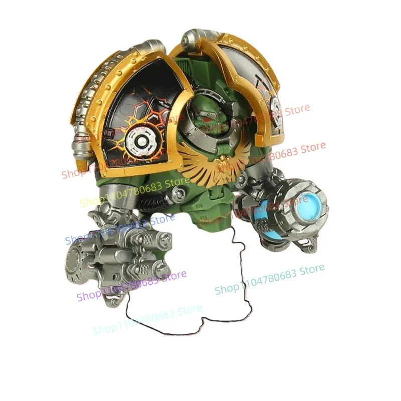 MOC – bloc de construction de guerrier à armure lourde verte de 8.5CM, Mini figurine d'assemblage, modèle d'exposition, décor de jeu animé, jouet cadeau à collectionner