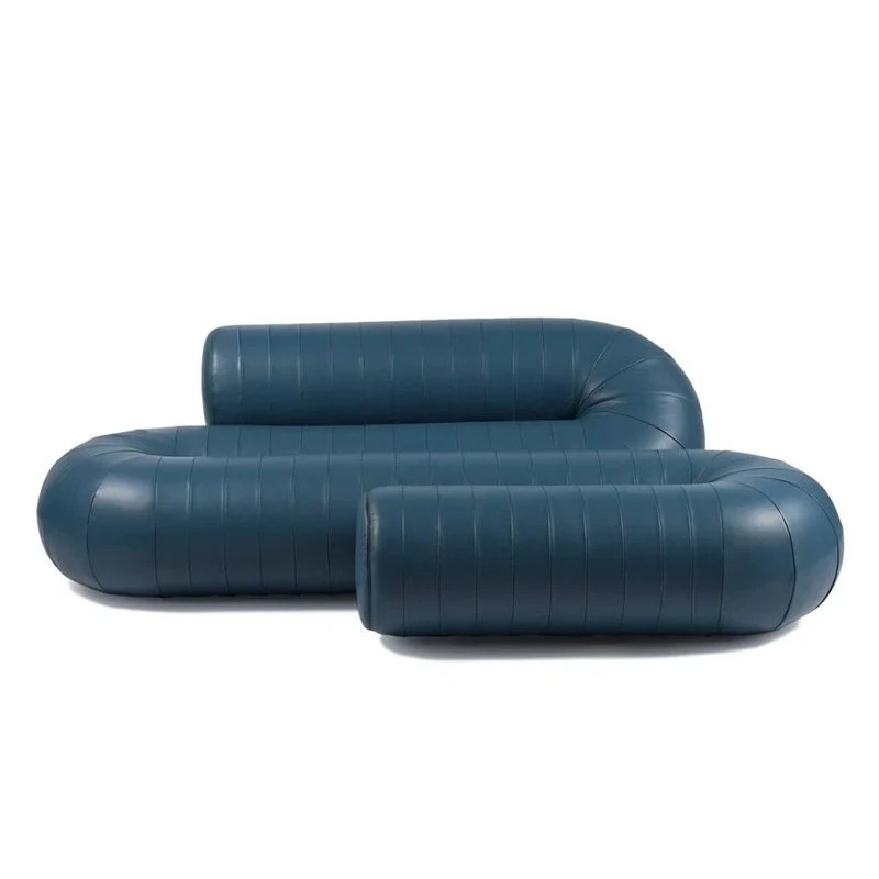 Italian minimalist fabric sofa, Nordic special-shaped art living room reception sofa