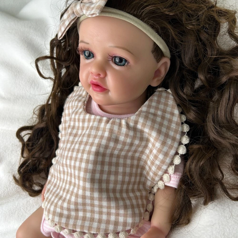 دليل سيليكون مجدد فتاة واقعية 3D الجلد ، مع جذور الشعر للماء دمية ، لعبة للأطفال لأغراض تعليمية