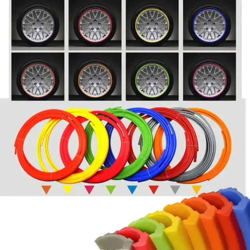 

4pcs/set Universal Automobile Stylish For 12"-24" Car / Truck Alloy Gator Protective Wheel Rim Protector Good Quality