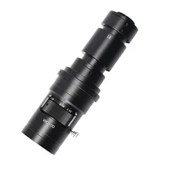 500X 200X Adjustable Magnification C-mount 0.7X-5X Continuously Variable Microscope Zoom Lens for HDMI VGA USB Microscope Camera