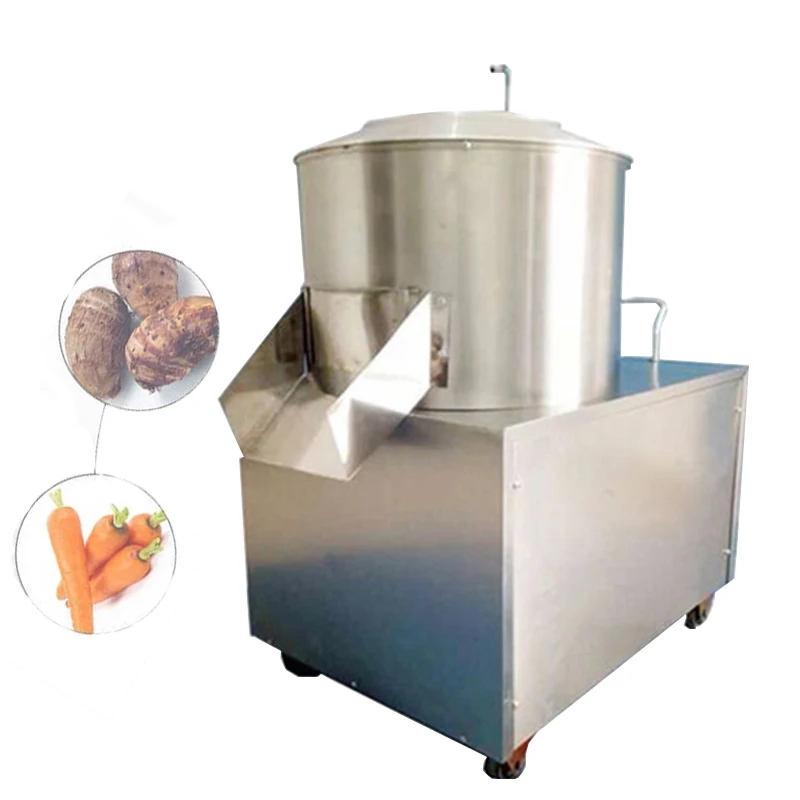 

Fully Automatic Industrial Fruit Vegetable Skin Peeler Electric Potato Carrot Peeling Washing Machine Cassava Peeler