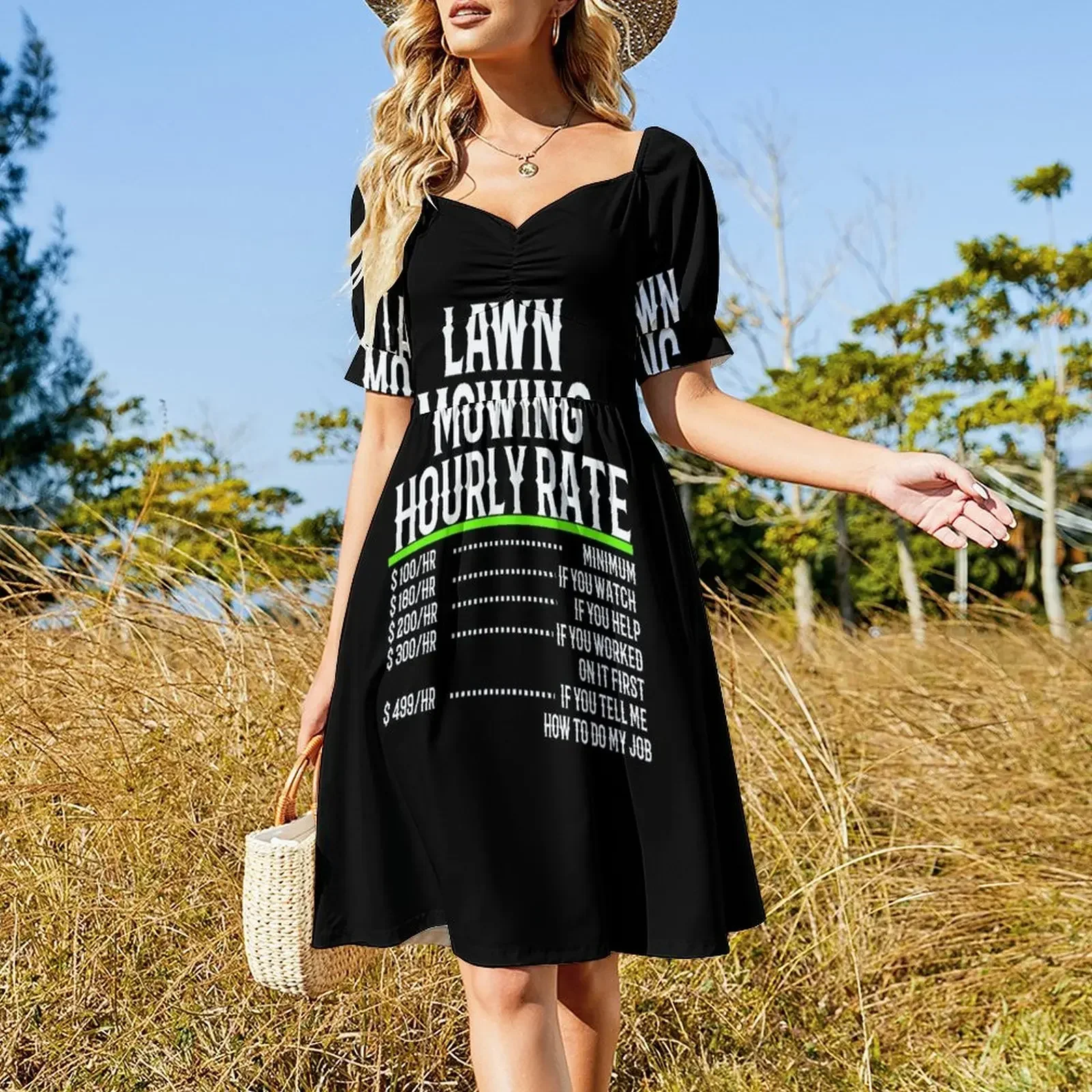 Lawn Mowing Hourly Rate Sleeveless Dress Long dress elegant and pretty women's dresses Dress