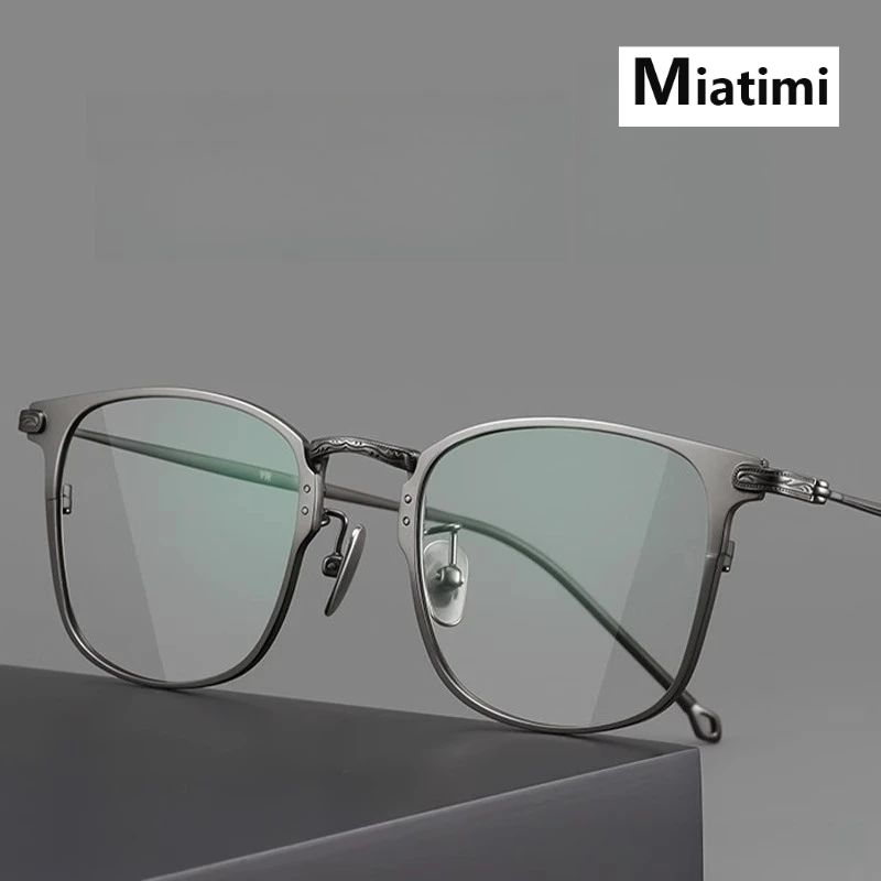 

Fashion Glasses frame For Men Women Retro Round Luxury Pure Titanium Eyeglasses Frames Optical Prescription Eyewear Spectacles