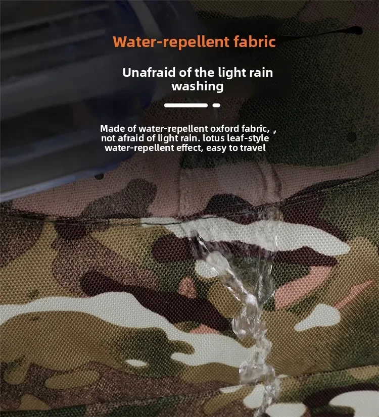 Taktische Outdoor-Tarnrucksack mit zwei Schultergurten - Neues Modell Rucksack - Multifunktionale wasserdichte Tasche für Militär-Enthusiasten und Pendler – Detail 3