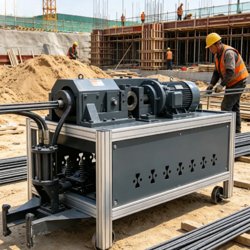 Full Auto CNC Rebar Straightening Cutting Machine For High-rise Building Reinforcement Fabrication Workshop