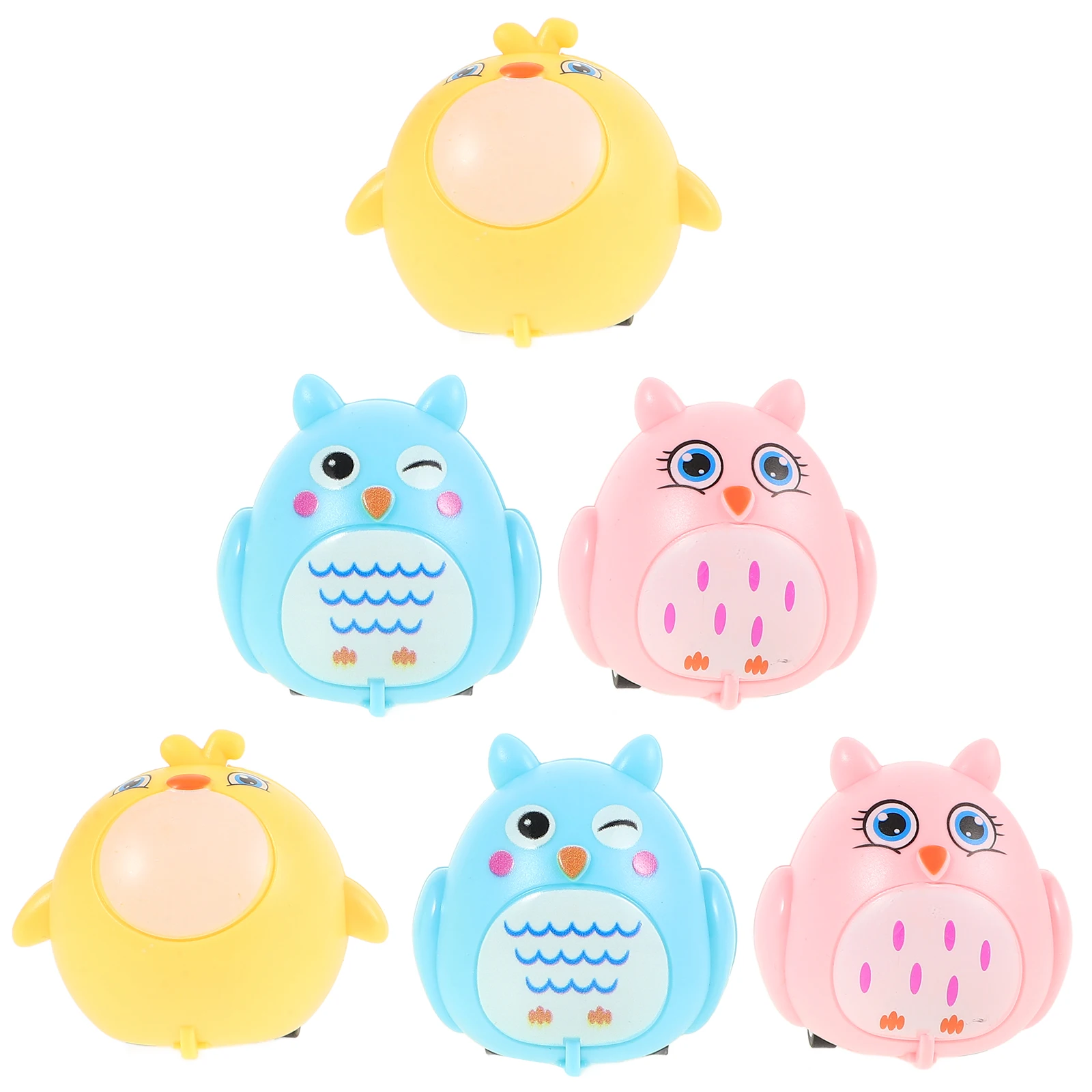 

6pcs Mini Animal Shaped Cars Cartoon Inertial Friction Powered Pull Back Toys Kids Toddler Baby Boy Vehicle Playthings Non