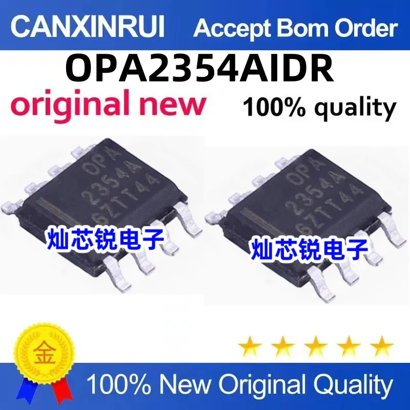 

（10 pieces）OPA2354AIDR OPA2354A SOP-8 Operational Amplifier IC Chip