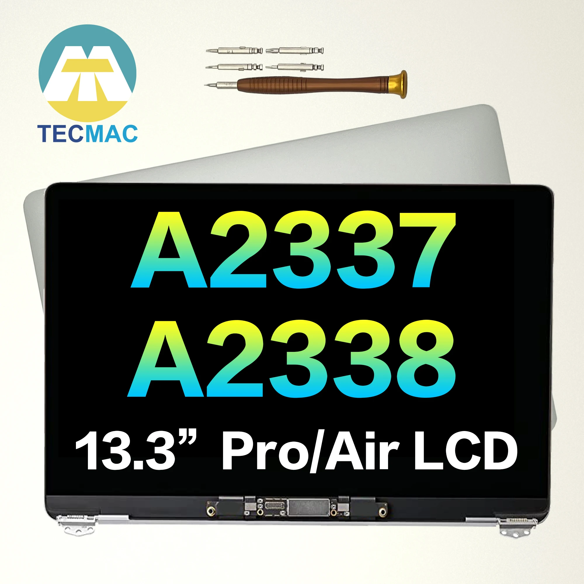 Ecrã Lcd para Macbook Pro Air A2338 A2337 Conjunto de Substituição Cinza Prata Rosa Ouro Retina m1 Emc 3598 3578 Novo 2023