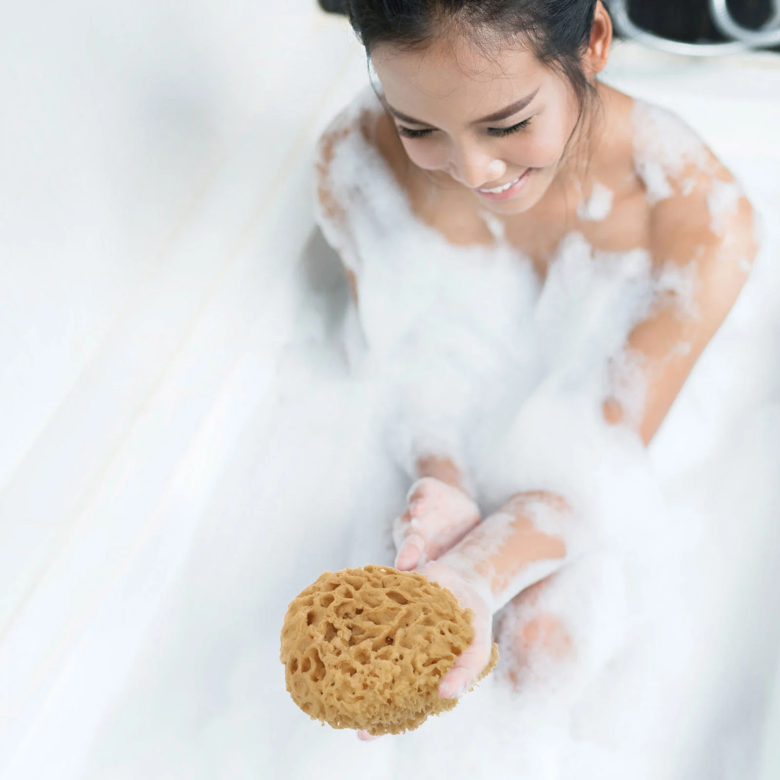 

Greek Natural Sponge Bath Shower Accessory Body Scrubber High Quality Ball Honeycomb Baby Skin Cleaning