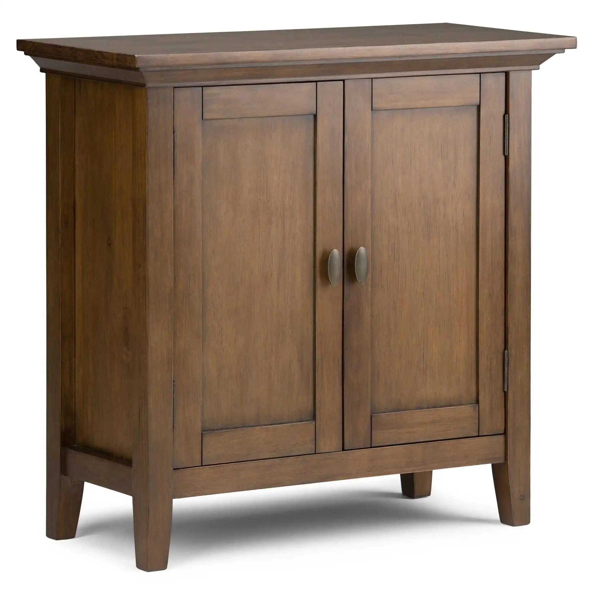 Z DU'S Modern Solid Wood Cabinet, Double Doors, Practical And Convenient, Classic Solid Wood Cabinet Design, Low-key LuxuryZ