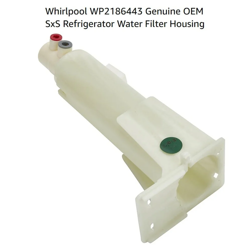 1PC WP2186443 Water Filter Casing Compatible Fitting For Refrigeration Unit Household Water Flow Purification Repair Component