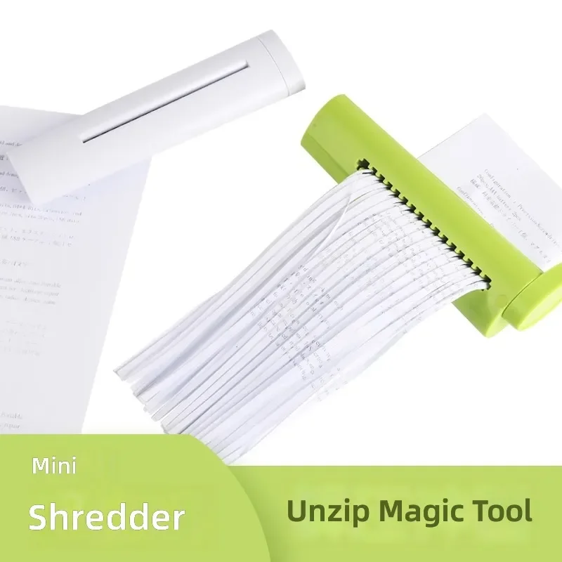 Shredder Small Office Document Shredder Mini Portable Manual Household