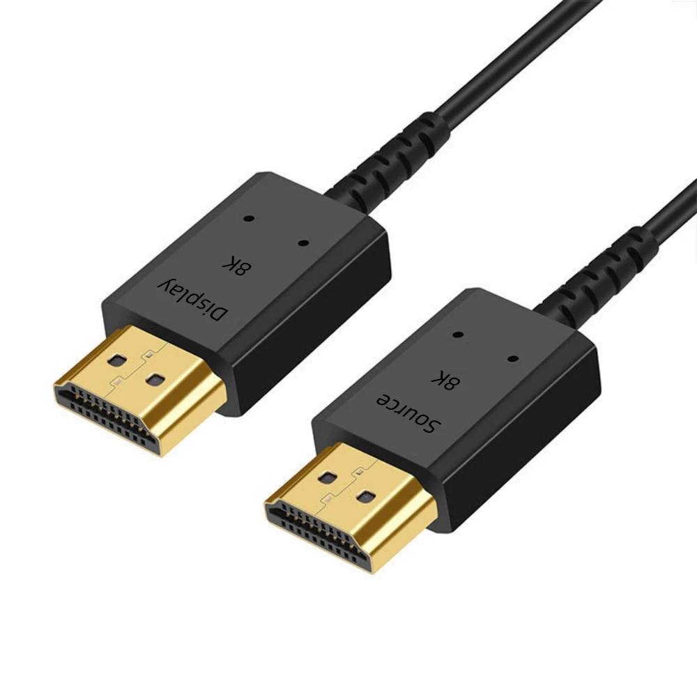 Câble à fibres optiques HDMI 2.1, 8K 60Hz, 4K 120Hz câble à fibres actifes HDMI vers HDMI 48Gbps 5m 10m 15m 20m 30m pour TV RTX 4070/4090