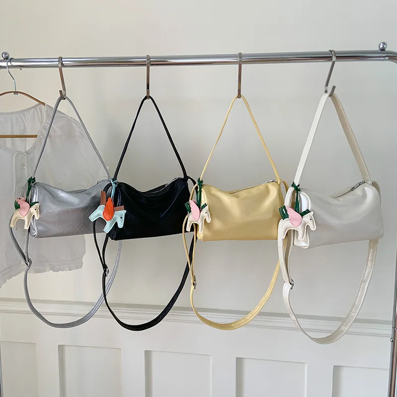 

‌Women's 2025 Summer New Soft Leather Pillow Underarm Bag - Minimalist Versatile Shoulder Crossbody Purse‌