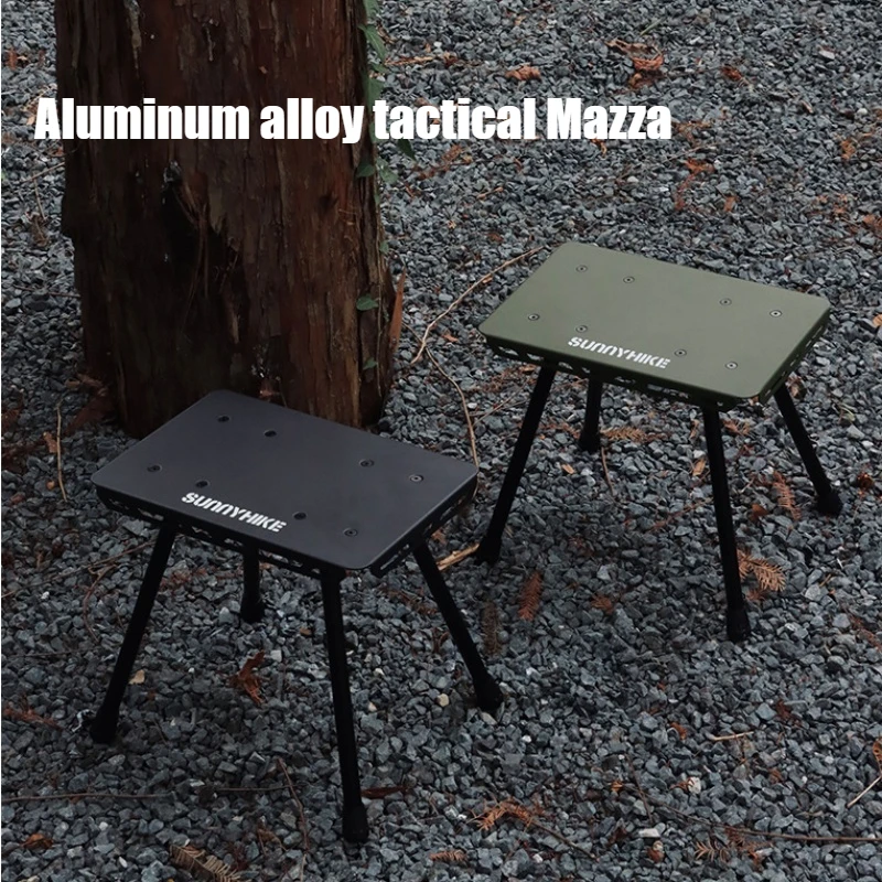 Outdoor Camping Tactical Mazar Aluminum Alloy Camping Folding Chair Ultra-light and Convenient Leisure Camping Stool