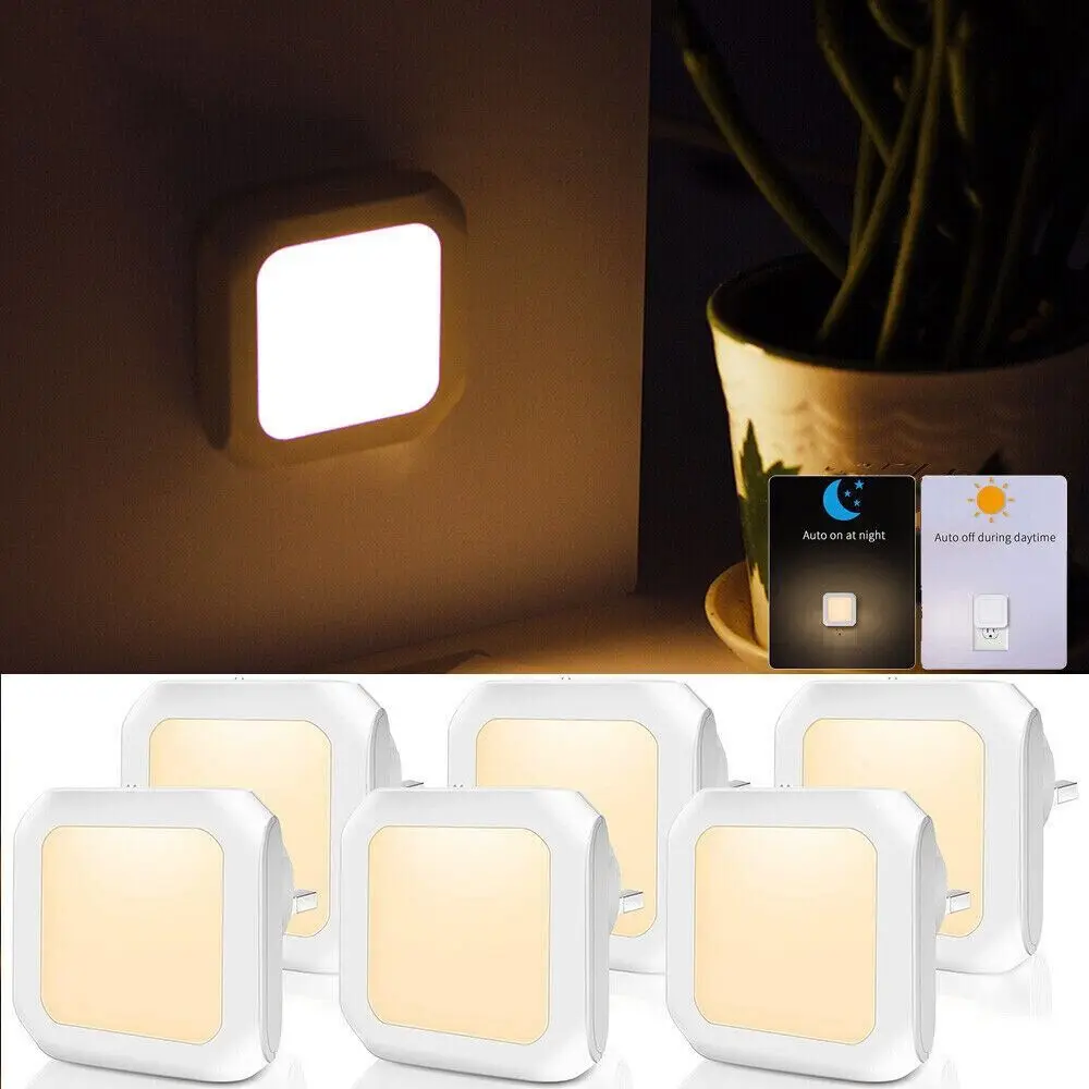 

New Plug-in Sensor Lamp Auto Induction Eye Protect LED Night Light Energy Efficient Dimmable Reading Lamp