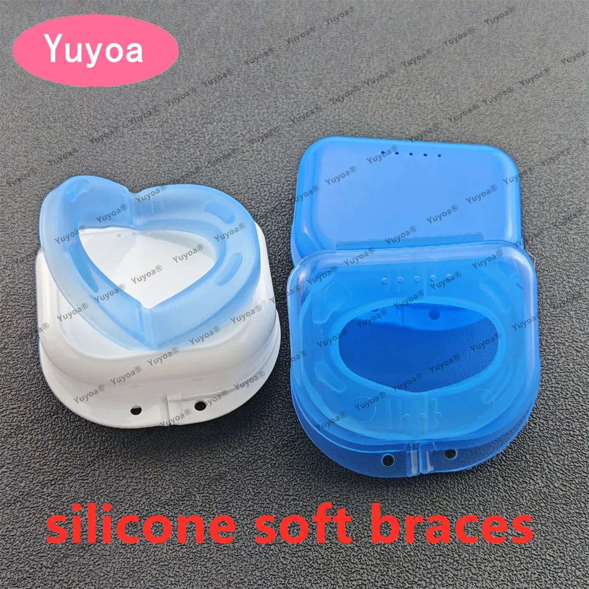 

20sets Dental Silicone Soft Braces with Retainer Box Sports Mouthguard